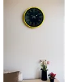 36 Cm Standart Sarı Duvar Saati
