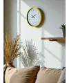 36 Cm Standart Sarı Duvar Saati