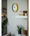 36 Cm Standart Sarı Duvar Saati