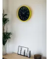 36 Cm Standart Sarı Duvar Saati