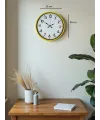 36 Cm Standart Sarı Duvar Saati
