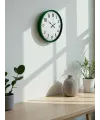 36 Cm Standart Yeşil Duvar Saati