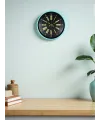 36 Cm Turkuaz Dekoratif Duvar Saati