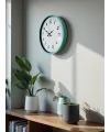 36 Cm Turkuaz Dekoratif Duvar Saati