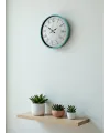 36 Cm Turkuaz Dekoratif Duvar Saati