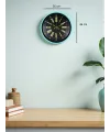 36 Cm Turkuaz Dekoratif Duvar Saati