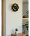 36 Cm Turuncu Dekoratif Duvar Saati