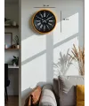 36 Cm Turuncu Dekoratif Duvar Saati