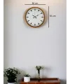 36 Cm Turuncu Sade Şık Duvar Saati