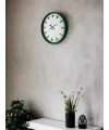 36 Cm Yeşil Sade Dekoratif Duvar Saati