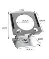 360 Derece Dönebilen Yükseltilmiş Masaüstü Ayarlanabilir Metal Tablet Standı