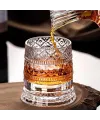 360 Derece Dönen Bardak - 280 ml - Kristal Cam