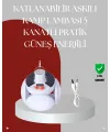 360 Derece Katlanabilir Solar Led Aydınlatma Çadır Lambası