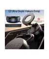 360 Dönebilen Ayarlanabilir Araç Içi Tutucu Kullanılabilen Vakumlu K007 Magsafe Telefon Tutucu