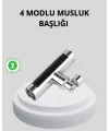 360° Dönebilen Musluk Başlığı 4 Fonksiyonlu Su Tasarruflu Ve Dayanıklı