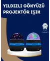 360° Dönen Galaxy Projektörlü Gece Lambası – Star Master Yıldızlı Gökyüzü Efekti