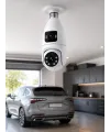 360° Ev İzleme Wi-fi Çift Lens Akıllı Ampul Kamera