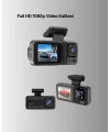 360° Kapsama Sahip Full Hd Araç Kamerası 3’lü Kayıt Gece Görüşlü Dashcam