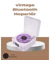 360° Sesli Kablosuz Hoparlör – Retro Tasarım Ve Projektör Işığı