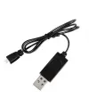 3.7V Li-ion 51005-2P Soket Drone Bataryası USB Şarj Kablosu