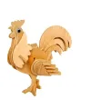 3D Ahşap Puzzle - Horoz