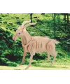 3D Ahşap Puzzle - Keçi