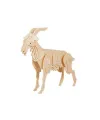 3D Ahşap Puzzle - Keçi