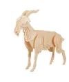 3D Ahşap Puzzle - Keçi