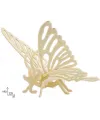 3D Ahşap Puzzle - Kelebek