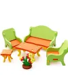3D Ahşap Puzzle - Salon Takımı