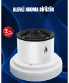 3d Alev Işıklı Aromaterapi Makinesi – 360 Ml Su Kapasiteli Sessiz Difüzör