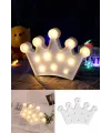 3d Dekoratif Pilli Kraliçe Tacı Model Led Masa Ve Gece Lambası