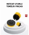 3’lü Matkap Temizlik Fırçası Seti – Banyo, Mutfak Ve Araç Jantı İçin Etkili