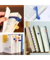 3’lü Otomatik Kitap Ayıracı – Akıllı Silikon Yer İmi Klips Seti, Okuma Severler İçin Pratik Kitap Aksesuarı
