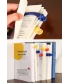 3’lü Otomatik Kitap Ayıracı – Akıllı Silikon Yer İmi Klips Seti, Okuma Severler İçin Pratik Kitap Aksesuarı
