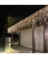 3m 100 LED Çakarlı IP65 Dış Mekan Saçak Perde