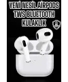 3.nesil Tws Bluetooth Kulaklık Mikrofonlu Anc Özelliği Dokunmatik Kontrol