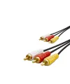 3Rca Kablo Gold 10M Siyah HDX5057