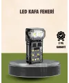 3’ü 1 Arada Led Far Şarj Edilebilir Sensörlü Manyetik 10 Saat Kullanım