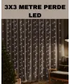 3x3 Led Şelale Perde Işık Kutlama Ve Dekor Aydınlatması