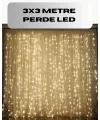 3x3 Perde Led Işık Şelale Model Özel Gün Dekoratif Aydınlatma