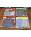 4 Adet 4 Renk Bavul İçi Düzenleyici - Fermuarlı Valiz Organizeri