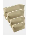 4 Adet El Tutmalı Makyaj Çantası