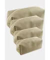 4 Adet El Tutmalı Makyaj Çantası