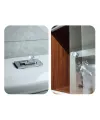 4 Adet Kristal Tasarımlı Çok Amaçlı Yapışkanlı Tutacak Buton