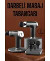 4 Başlıklı Darbeli Şarjlı Masaj Aleti Tabancası Kablosuz