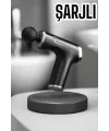 4 Başlıklı Darbeli Şarjlı Masaj Aleti Tabancası Kablosuz