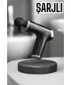 4 Başlıklı Darbeli Şarjlı Masaj Aleti Tabancası Kablosuz