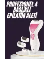 4 Başlıklı Lazer Öncesi Kısaltma Epilasyon Aleti Epilatör Çok Amaçlı