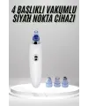 4 Başlıklı Pilli Vakumlu Siyah Nokta Temizleyici Akne Ve Sivilce Önleyici